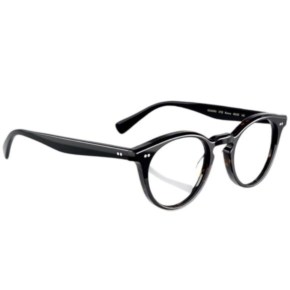 Oliver Peoples OV5459U Romare Eyeglasses 48-22-145 Black Gradient Havana - Picture 7 of 10